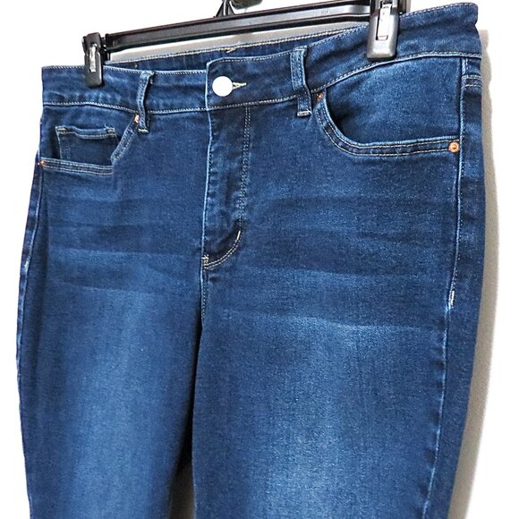 Royalty For Me Tummy Control Dark Wash High-Rise Skinny Jeans Size 16W - Picture 5 of 15